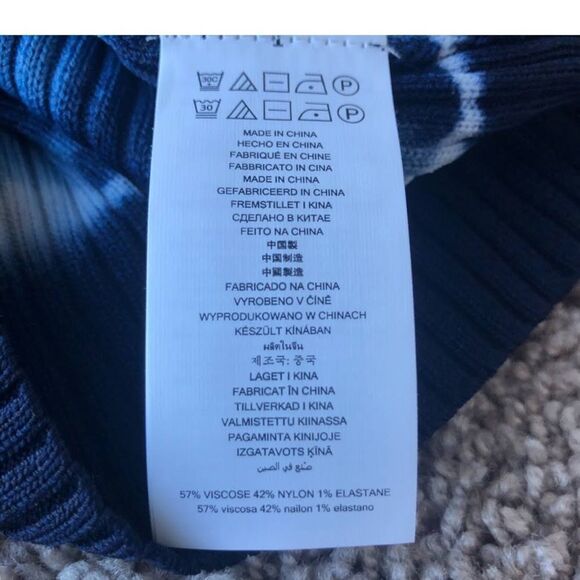 MICHAEL KORS Tie-Dye Stretch-Viscose Sweater NWT - Picture 3 of 9